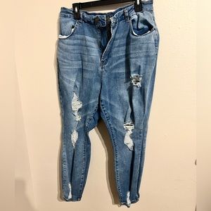 Rue 21 Curvy High rise ankle Jeggings size 22